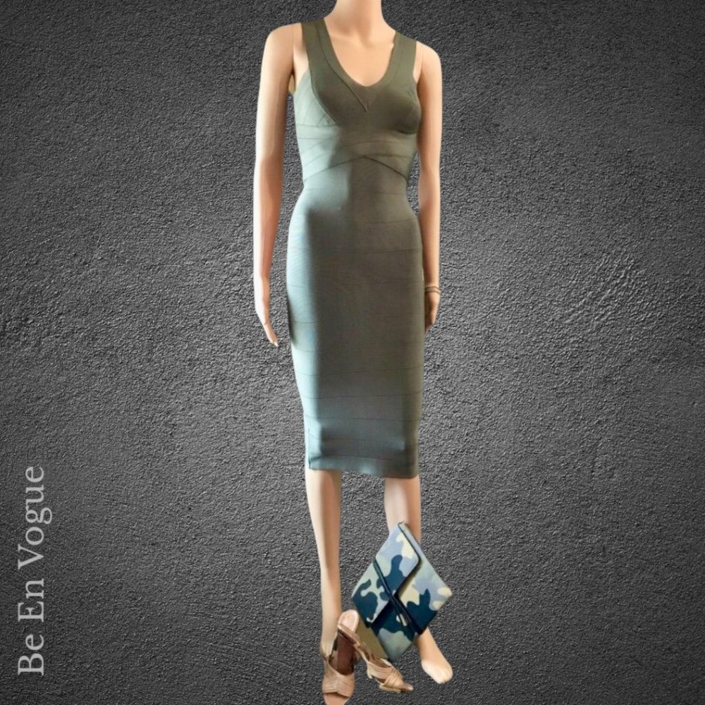 bebe Bandage Midi Dress